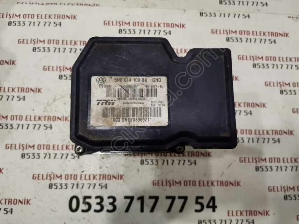 5N0614109BK 17618897 54086663D 17618997B VW TIGUAN ABS BEYNİ