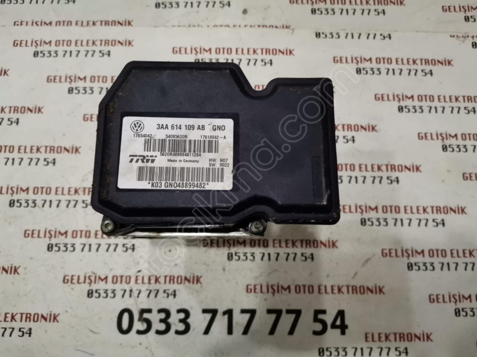 3AA614109AB 17618942-A AUDİ SEAT SKODA VW PASSAT ABS BEYNİ