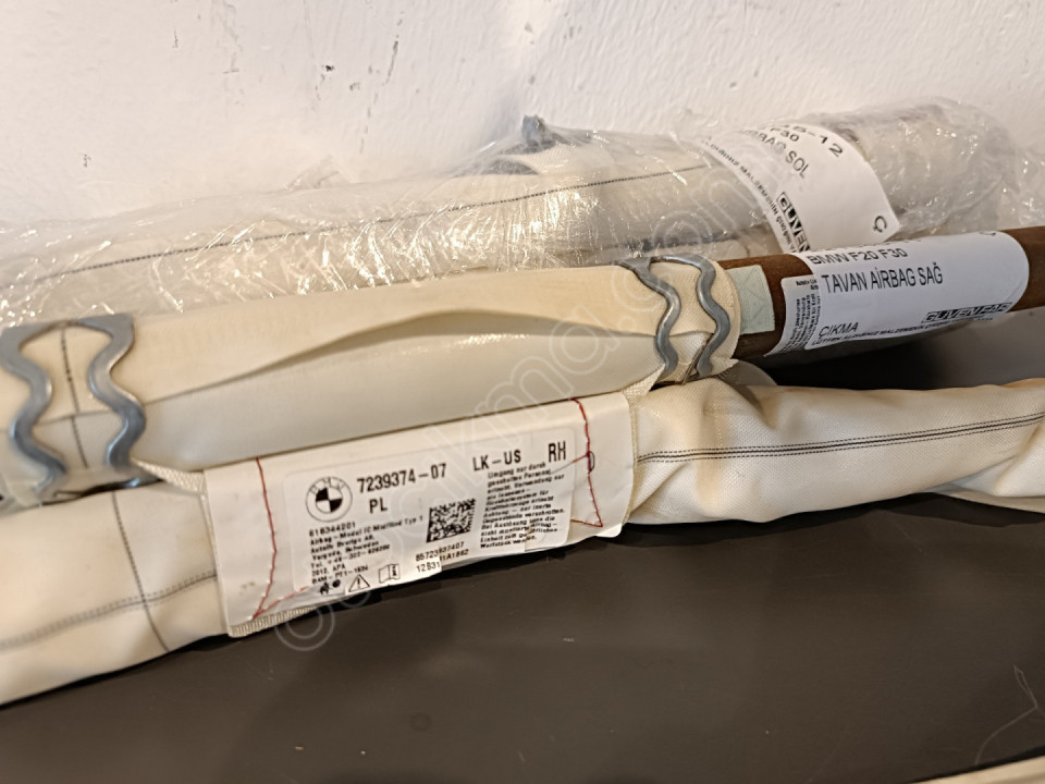 BMW F20 F30 TAVAN AİRBAG SAĞ 7239374-07 7221046-12 7221046-1