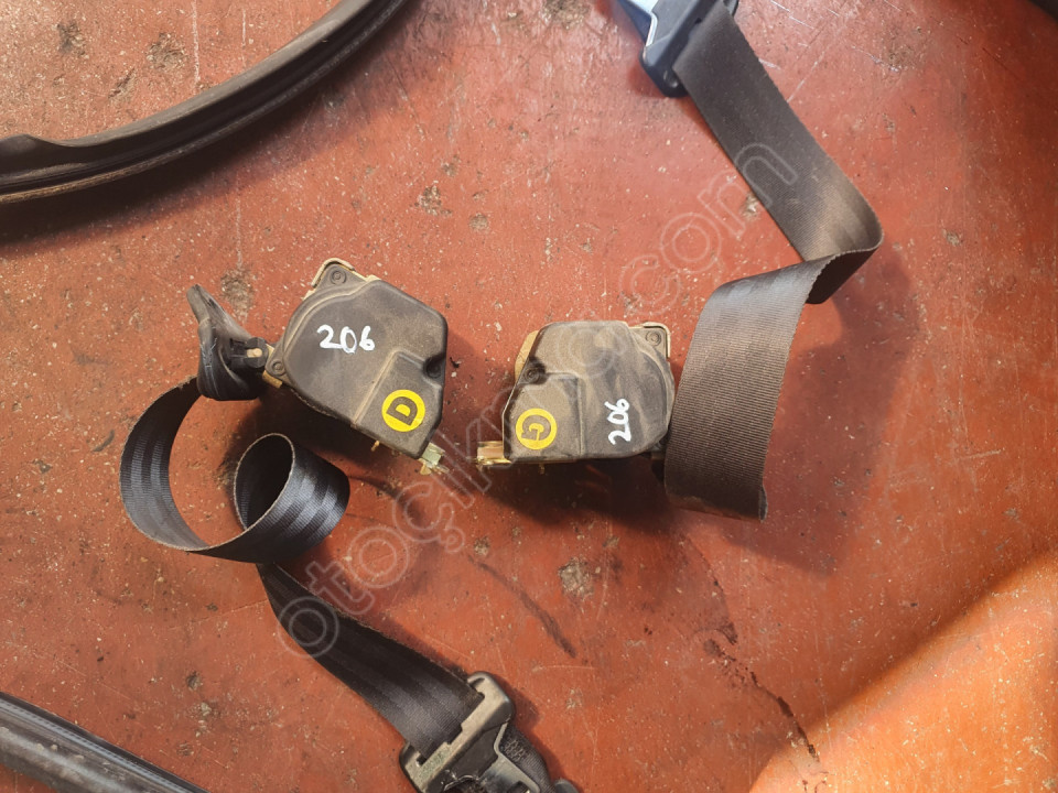 PEUGEOT 206 EMNİYET KEMERİ ORJİNAL ÇIKMA PEJO