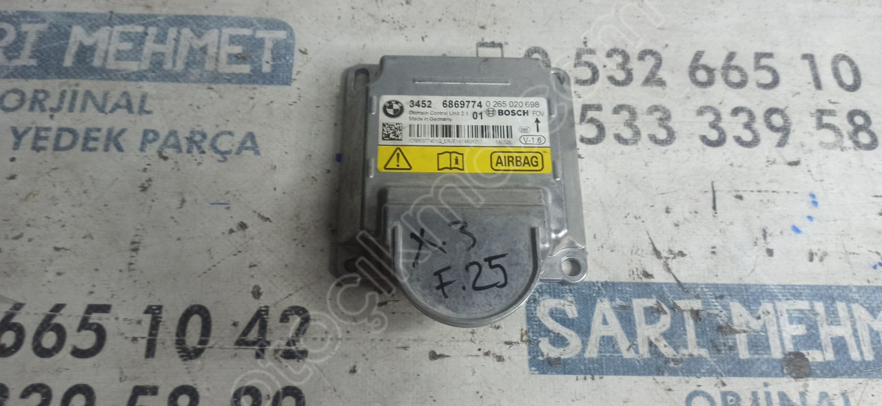 ÇIKMA BMW F25 AİRBAG BEYİN