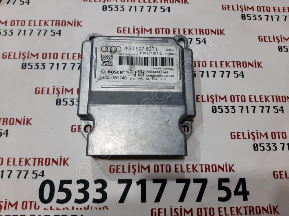4G0907637L 4G0907637G 0265020240 AUDI A6 AIRBAG BEYNİ