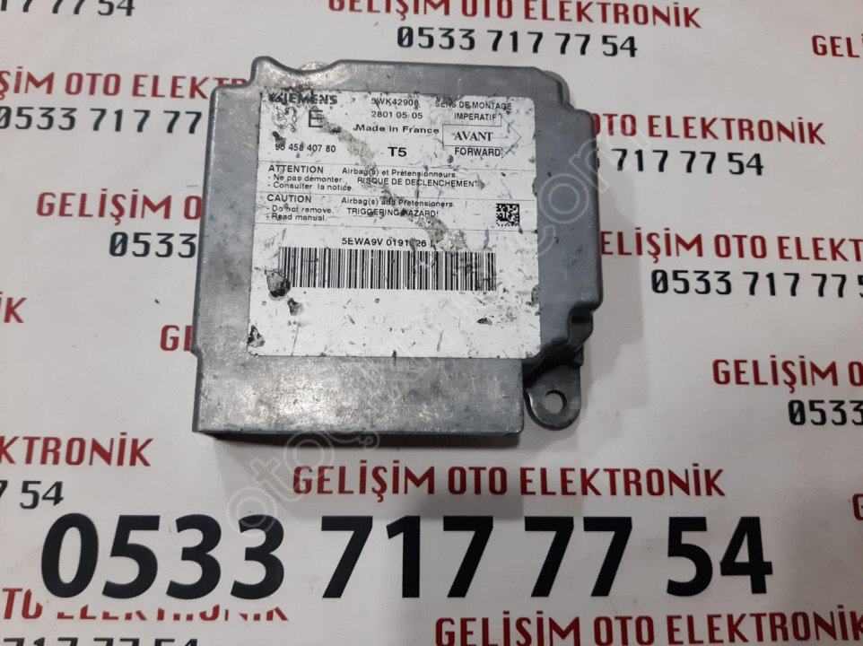 9645840780 28010505 5WK42908 PEUGEOT 307 AIRBAG BEYNİ