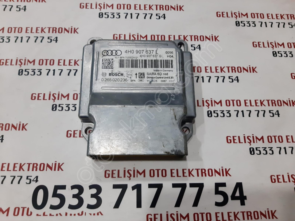 4H0907637L 4H0907637G 0265020236 AUDI A8 AIRBAG BEYNİ