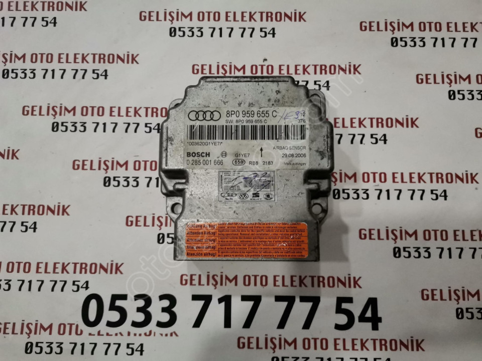 8P0959655C AUDİ A3 AİRBAG BEYNİ