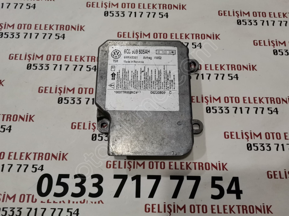 6Q0909605AH 5WK43351 VW CADDY AİRBAG BEYNİ