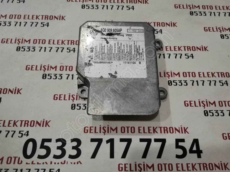 6Q0909605AP 5WK44453 VW CADDY AİRBAG BEYNİ