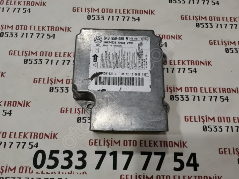 5K0959655B 5WK44038 VW GOLF AİRBAG BEYNİ