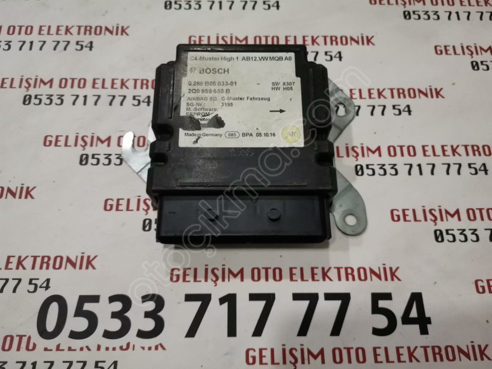 2Q0959655B 0285012951 VW TRANSPORTER AIRBAG MODULÜ