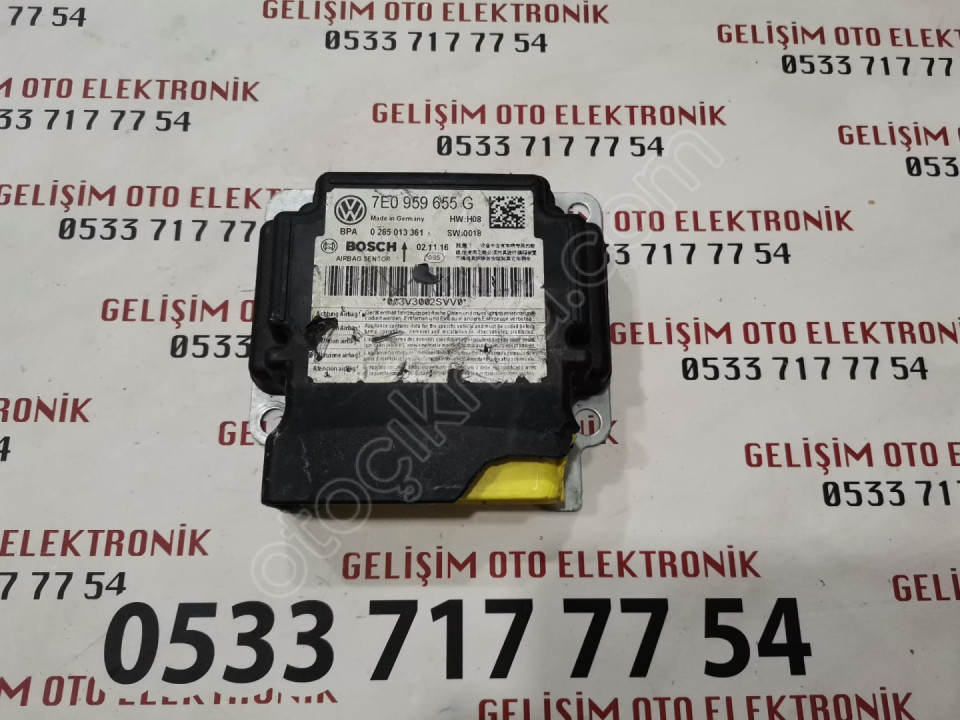 7E0959655G 0285013361 VOLKSWAGEN TRANSPORTER AİRBAG BEYNİ