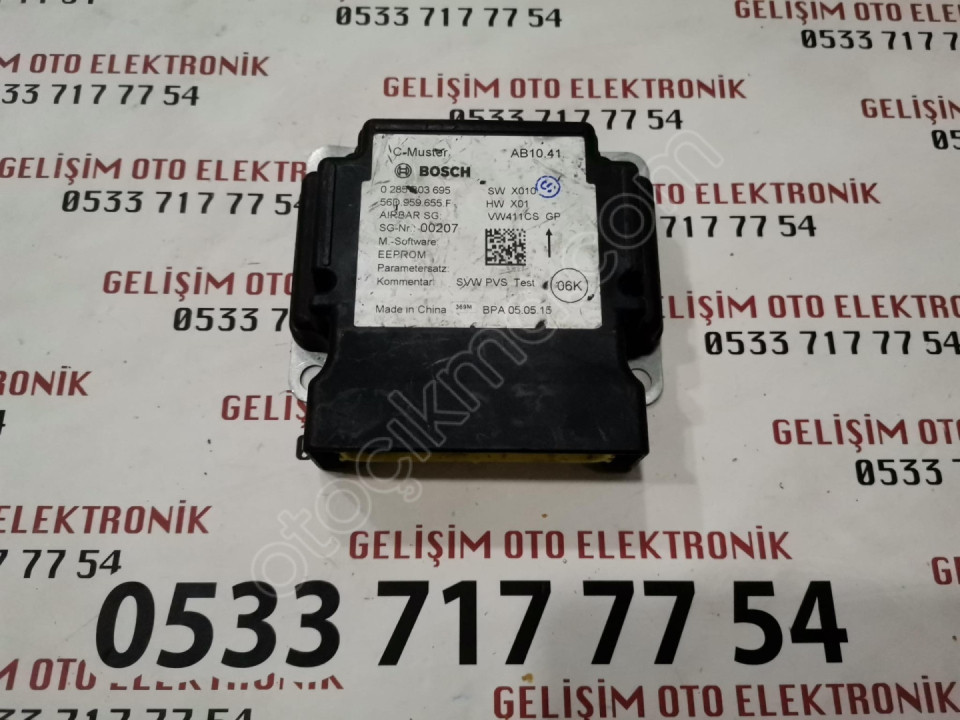 56D959655F 0285003695 VW PASSAT AİRBAG BEYNİ
