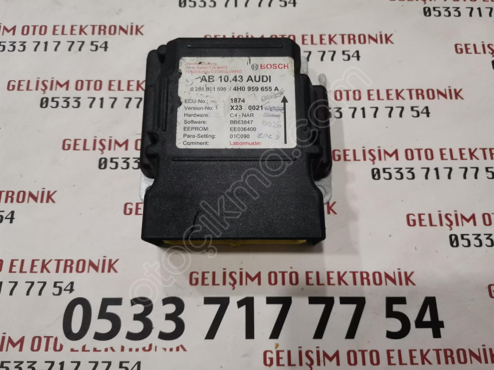 4H0959655A 0285B01595 AUDİ A8 AİRBAG BEYNİ