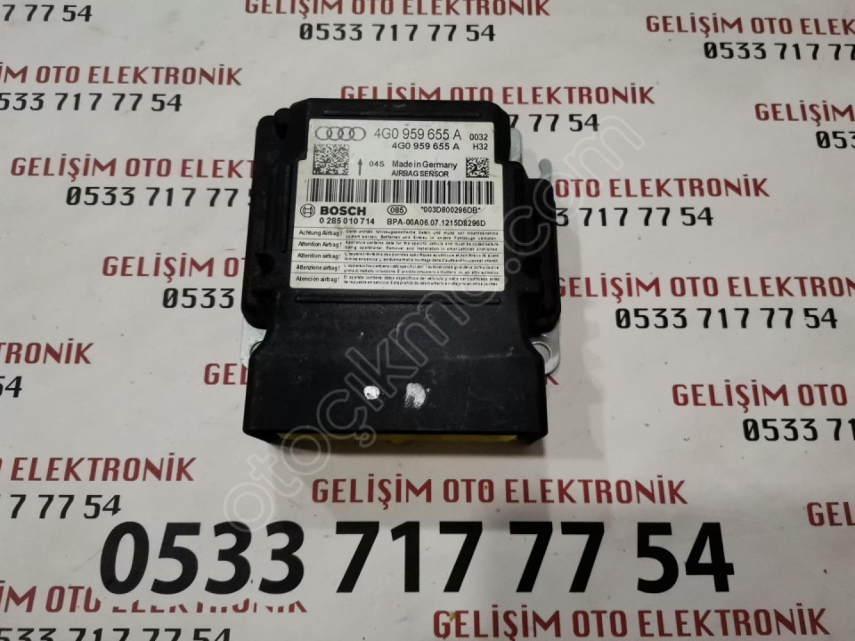 4G0959655A 0285010714 AUDI A6 AIRBAG BEYNİ