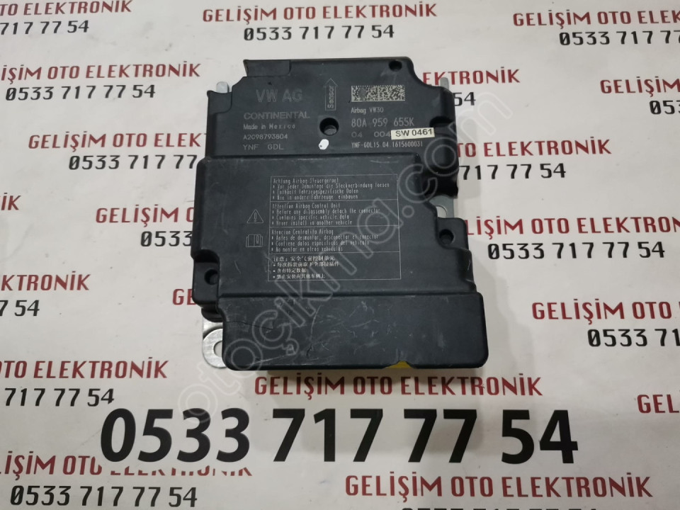80A959655K A2C98793804 VW AUDİ AİRBAG BEYNİ
