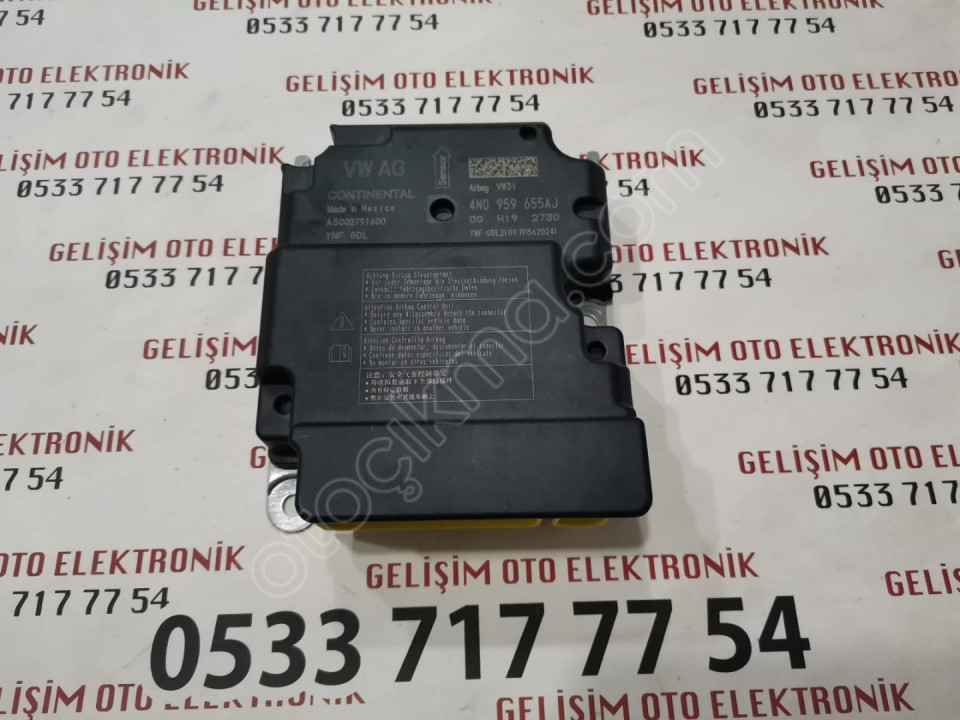 4N0959655AJ A3C02791600 AUDI Q7 AIRBAG BEYNİ