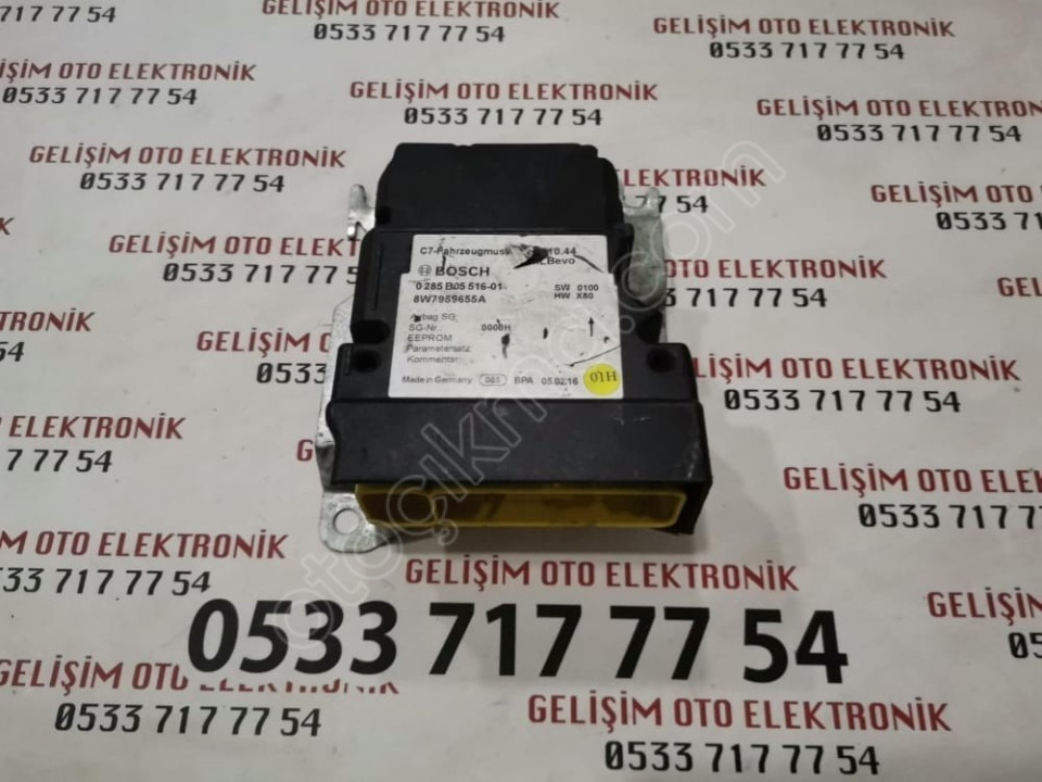 8W7959655A 0285B05516-01 AUDI A4 A5 B6 AIRBAG BEYNİ