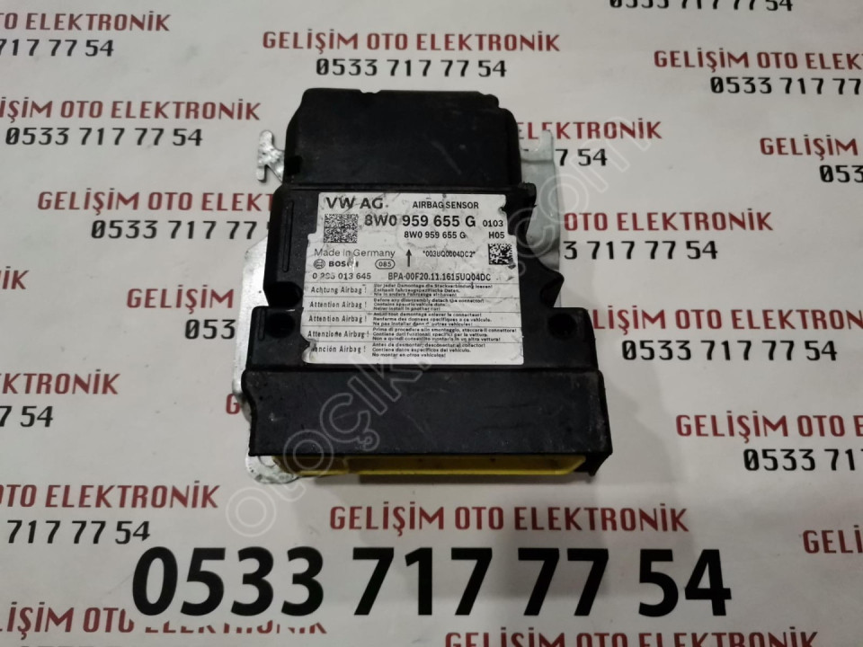 8W0959655G 0285013645 AUDI A4 AIRBAG BEYNİ