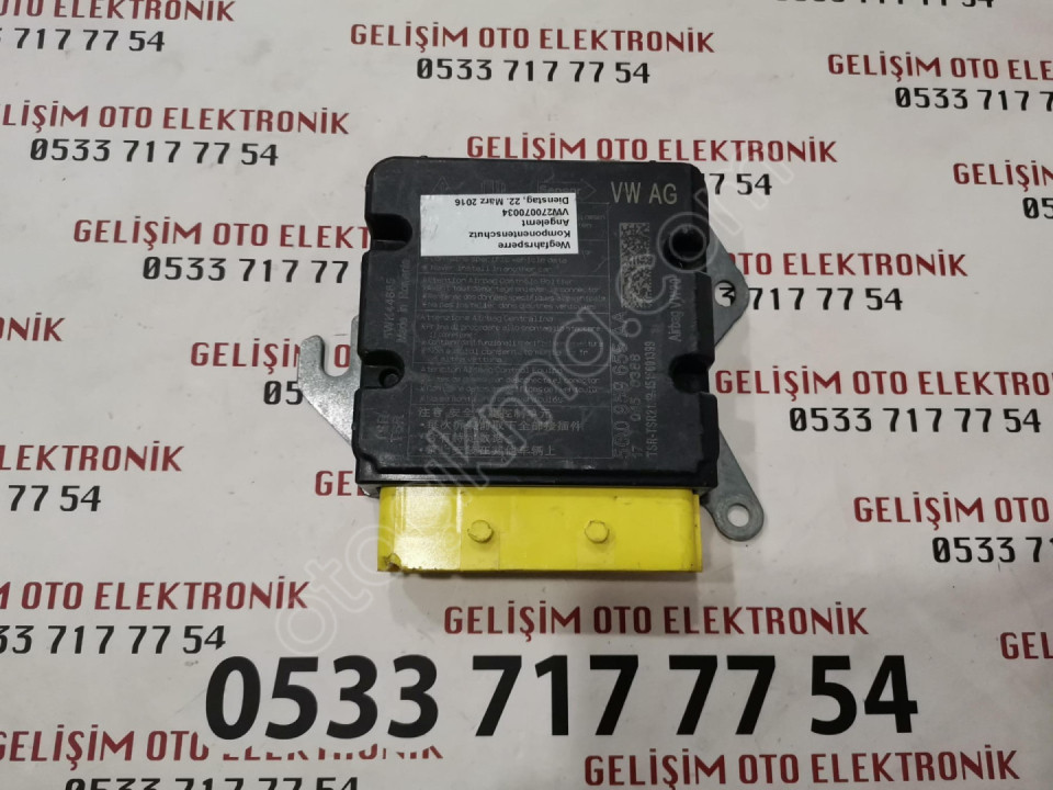 5Q0959655AA 170150388 VW GOLF AUDİ A3 AİRBAG BEYNİ