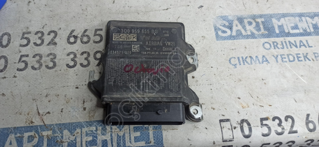 ÇIKMA SKODA OCTAVİA AİRBAG BEYİN 3Q0959655BG