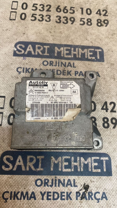 ÇIKMA CİTROEN C5 AİRBAG BEYNİ 611 01 42 00