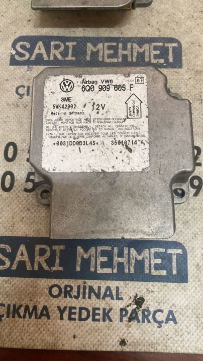 ÇIKMA VW JETTA AİRBAG BEYNİ 6Q0 909 605F