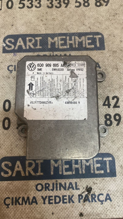 ÇIKMA VW CADDY AİRBAG BEYNİ 6Q0 909 605 AH