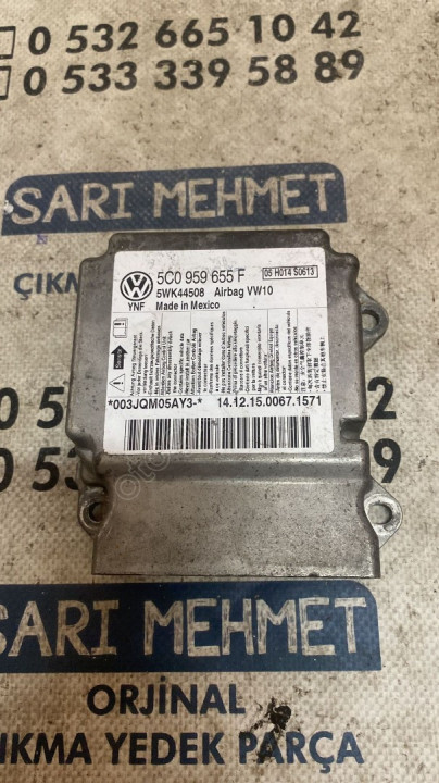 ÇIKMA VW JETTA AİRBAG BEYNİ 5C0 959 655F