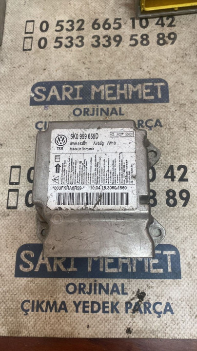 ÇIKMA VW GOLF AİRBAG BEYNİ 5K0 959 655D