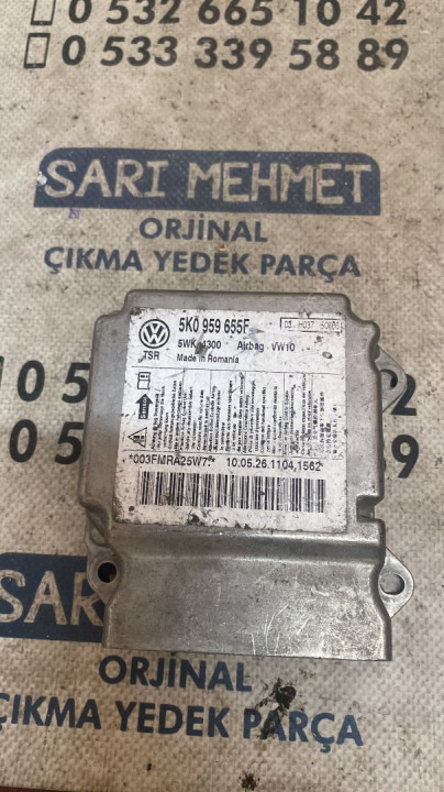 ÇIKMA VW GOLF 6 AİRBAG BEYNİ 5K0 959 655F