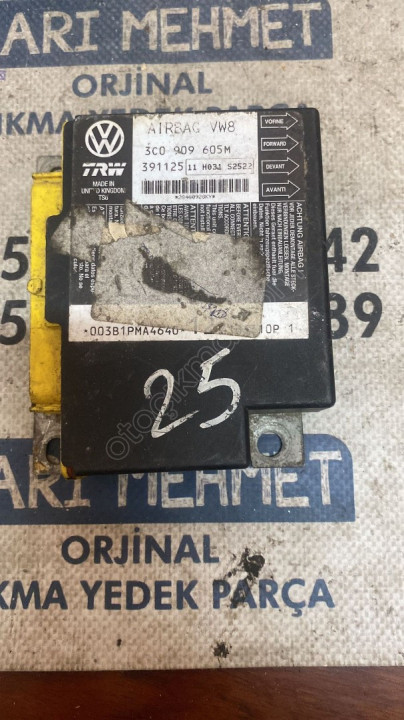 ÇIKMA VW PASSAT AİRBAG BEYNİ 3C0 909 605M