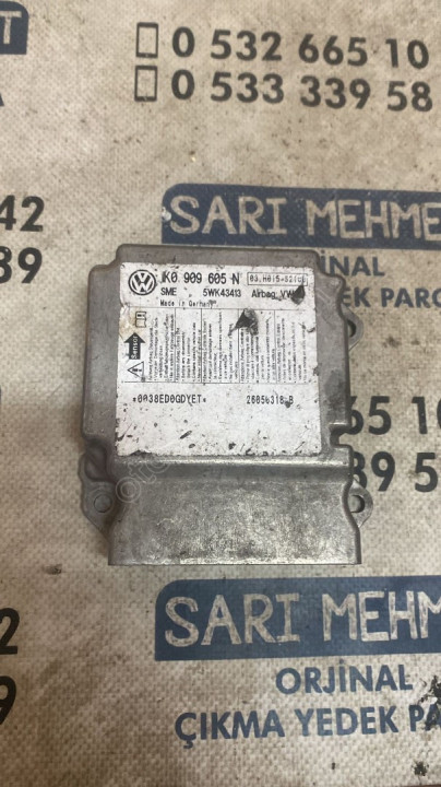 ÇIKMA VW GOLF 5 AİRBAG BEYNİ 1K0 909 605 N