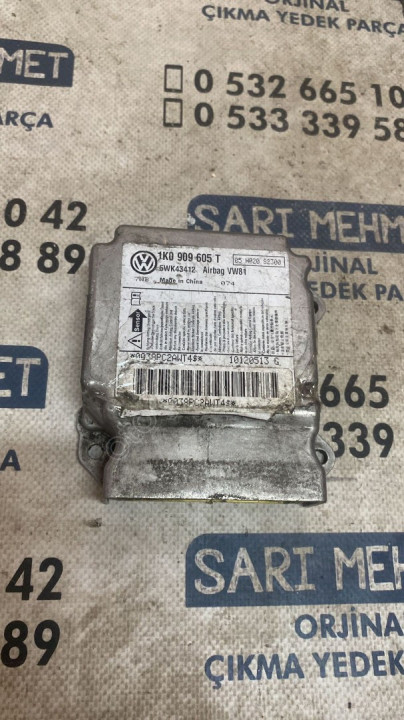 ÇIKMA VW JETTA GOLF AİRBAG BEYNİ 1K0 909 605 T