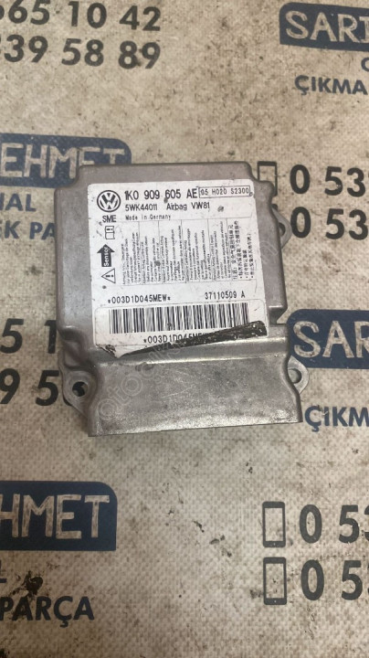 ÇIKMA VW GOLF 5 AİRBAG BEYNİ 1K0 909 605 AE