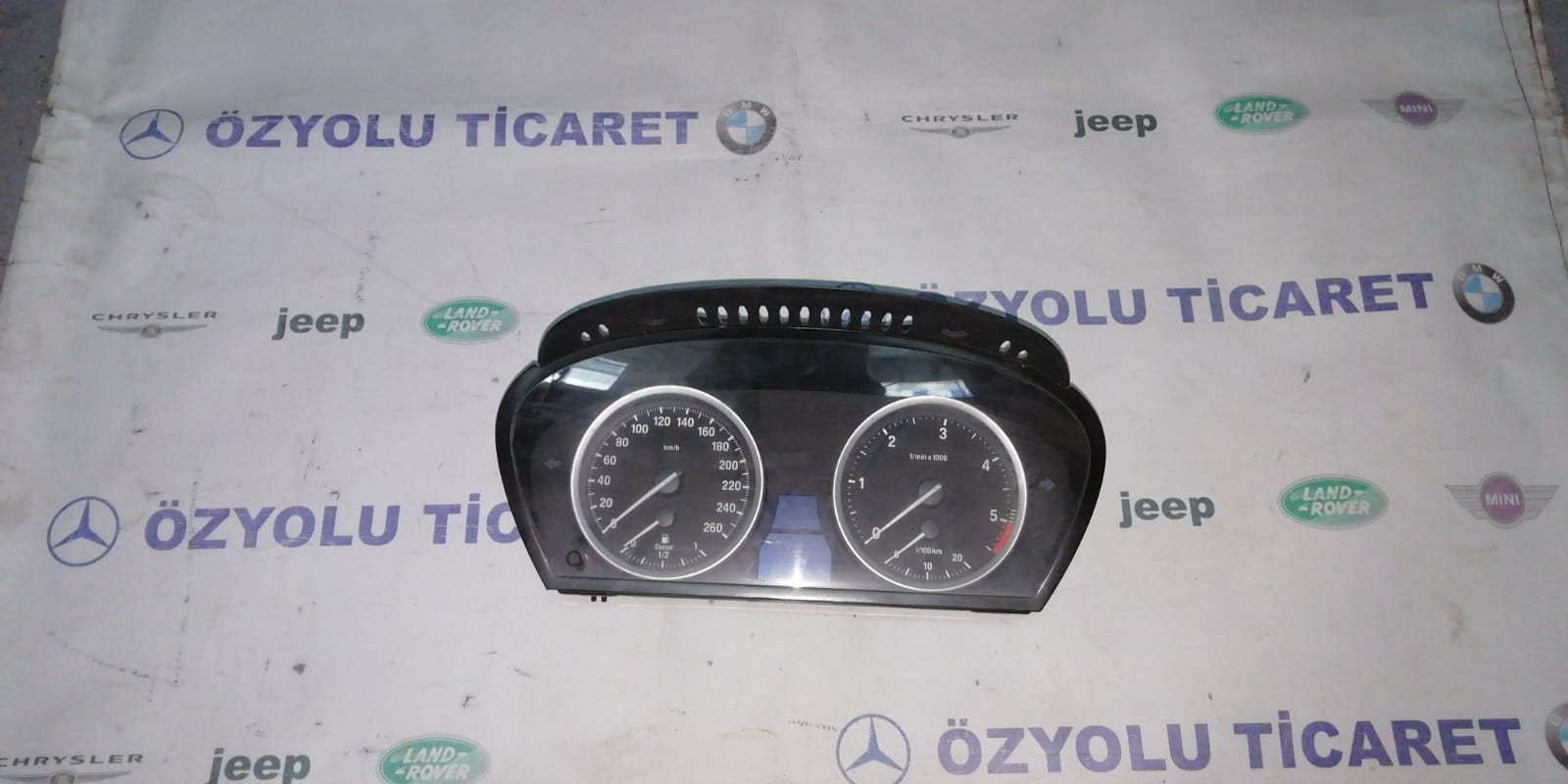 BMW e70 x5 3.0 3.5 diesel gösterge saati 62119218872