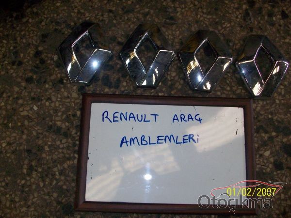 RENAULT MEGANE ARAÇ AMBLEMLERİ ÇIKMA