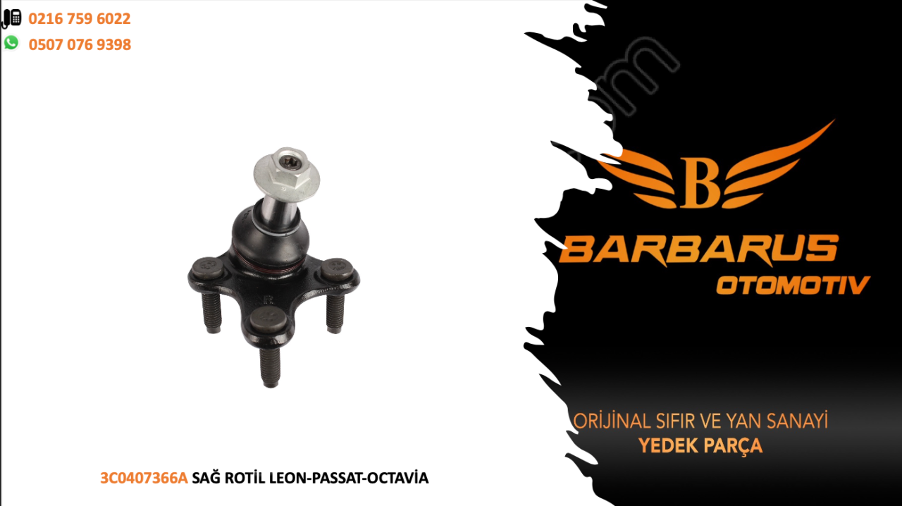 3C0407366A SAĞ ROTİL LEON-PASSAT-OCTAVİA