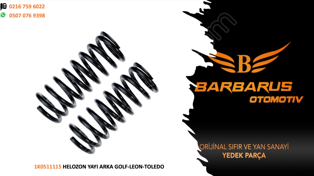 1K0511115 HELOZON YAYI ARKA GOLF-LEON-TOLEDO