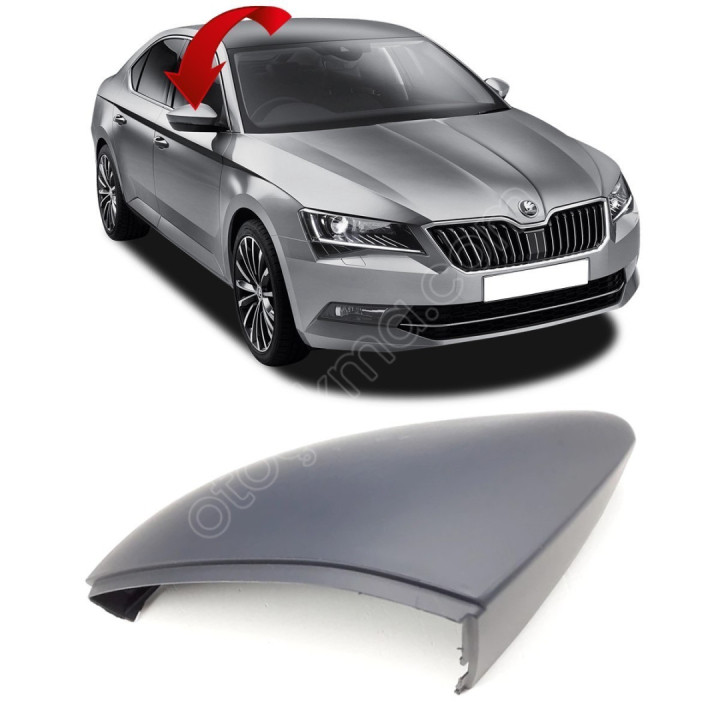 SKODA SUPERB 15-23 AYNA KAPAĞI DIŞ SAĞ 3V0857538A GRU