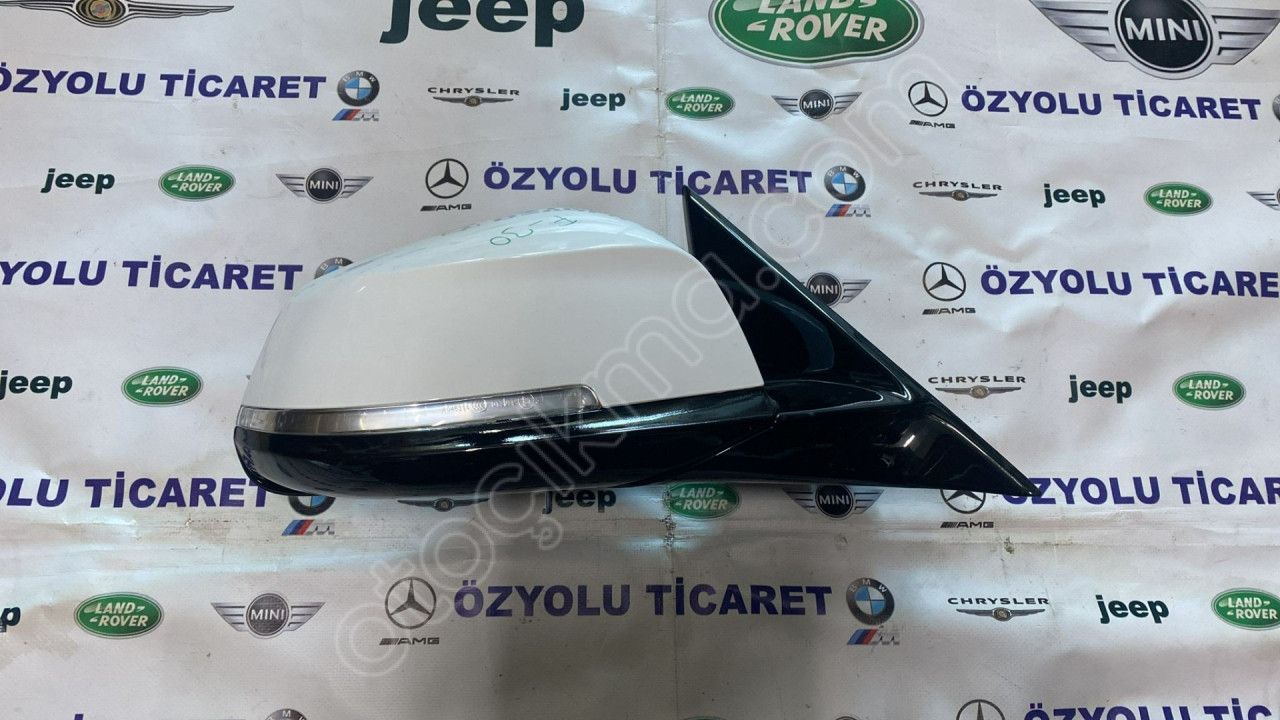 BMW F30 Lci Sağ Katlanır Ayna (Piano Black)