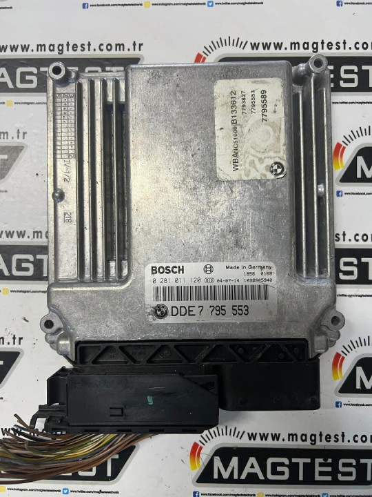 Bmw 5 Serisi E60 E61 0281011120 dde7794650 MOTOR BEYNİ