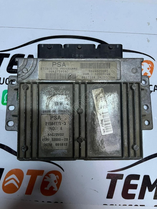 PEUGEOT PEJO 206 1.4 MOTOR BEYNİ ÇIKMA ORJ 9644625680