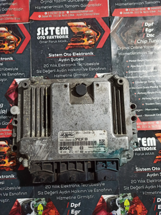 ford focus motor beyni 7m51-12a650-ub 0281012487