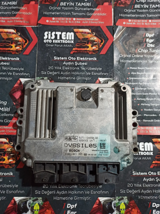 ford focus fiesta motor beyni 5j71-12a650-ab 0281011995