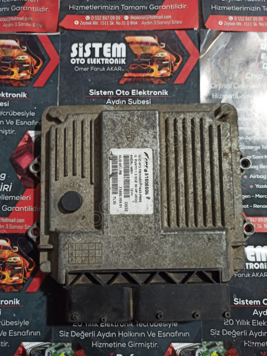 fiat punto motor beynı hw03p 51806506