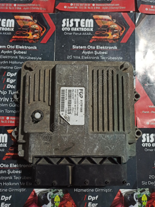 fiat doblo punto motor beynı hw03p 51781568