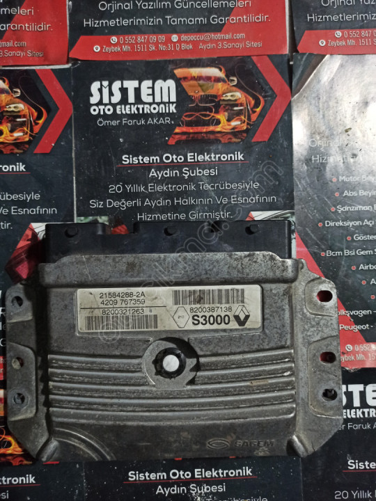 8200387138 s3000 motor beyni megane