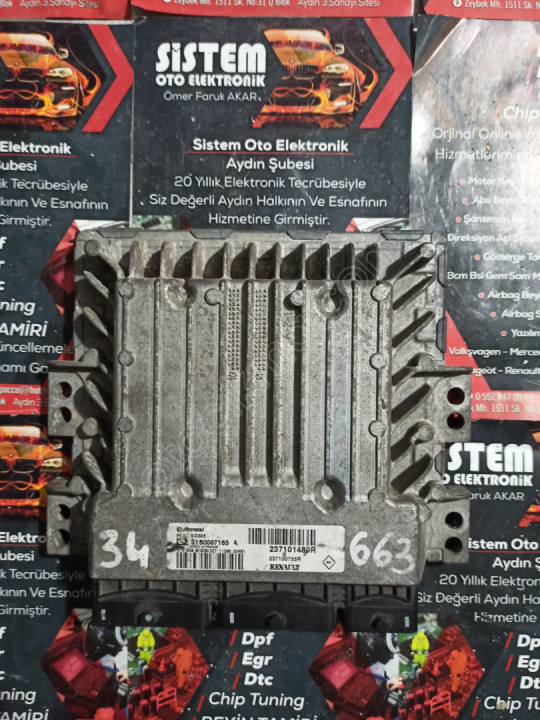 237101480r otomatik megane scenic motor beyni