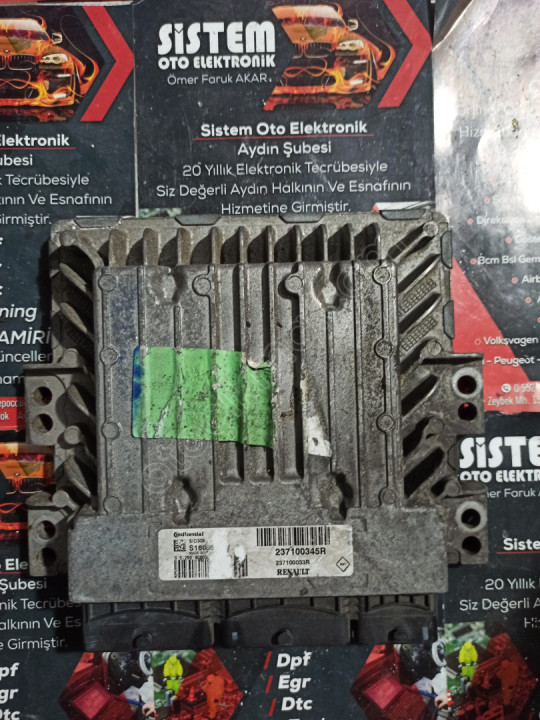 237100345r otomatik megane scenic motor beyni