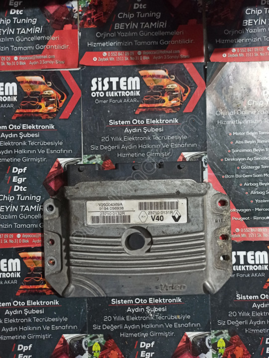 237100131r v40 clio duster motor beyni