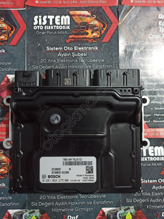 0281034275 megane kangoo sıfır motor beyni